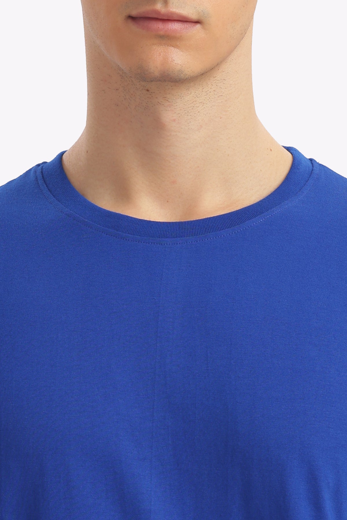 Plain Half Sleeve T-Shirt (Royal Blue)