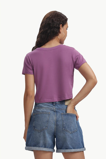 Crop Top Women’s Premium LAVENDER
