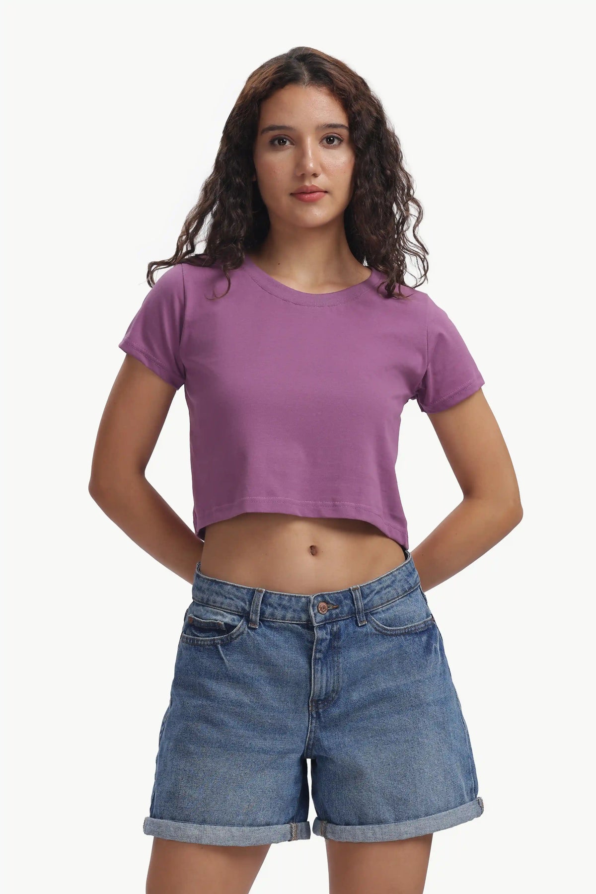Crop Top Women’s Premium LAVENDER