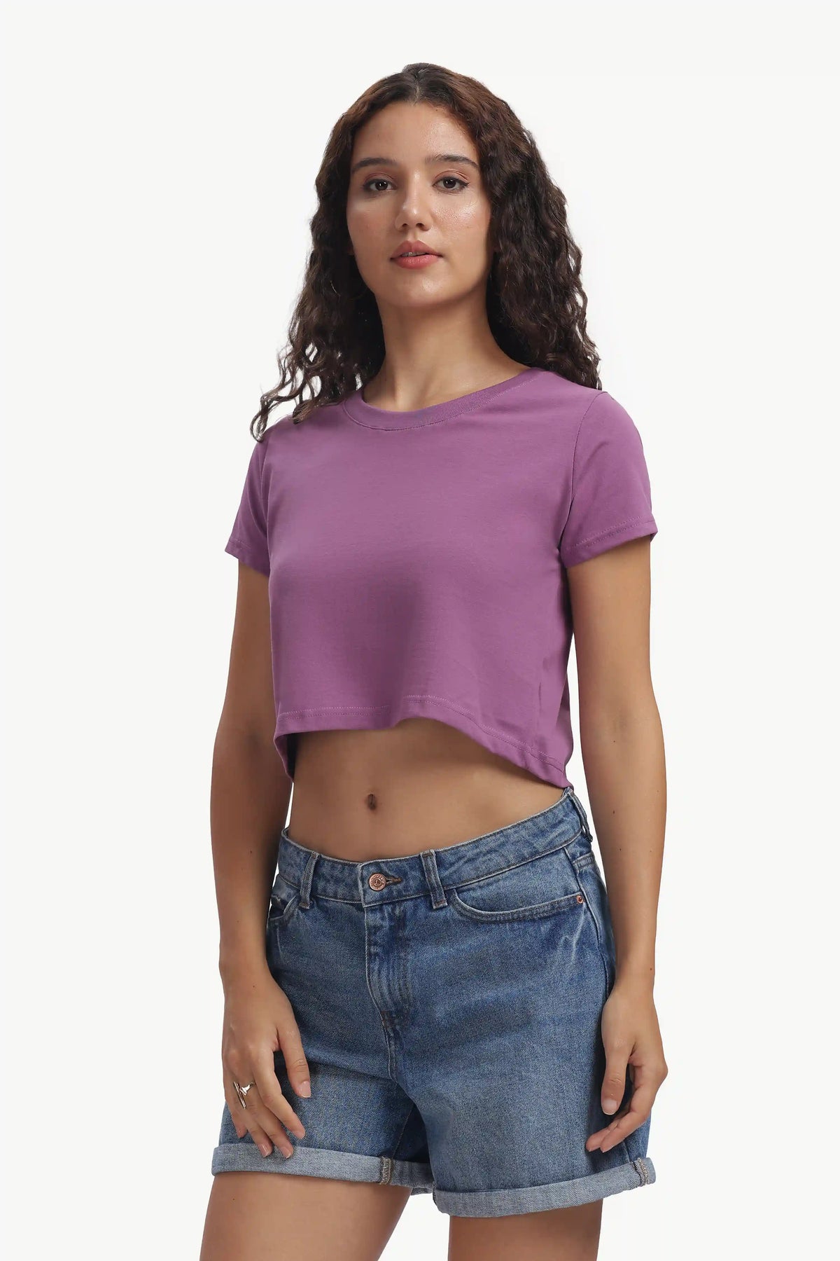 Crop Top Women’s Premium LAVENDER