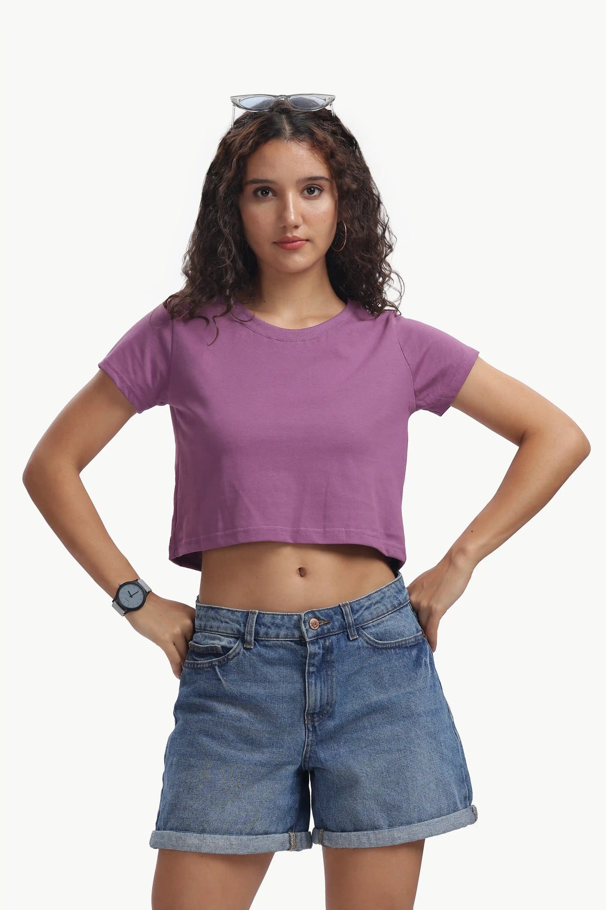 Crop Top Women’s Premium LAVENDER