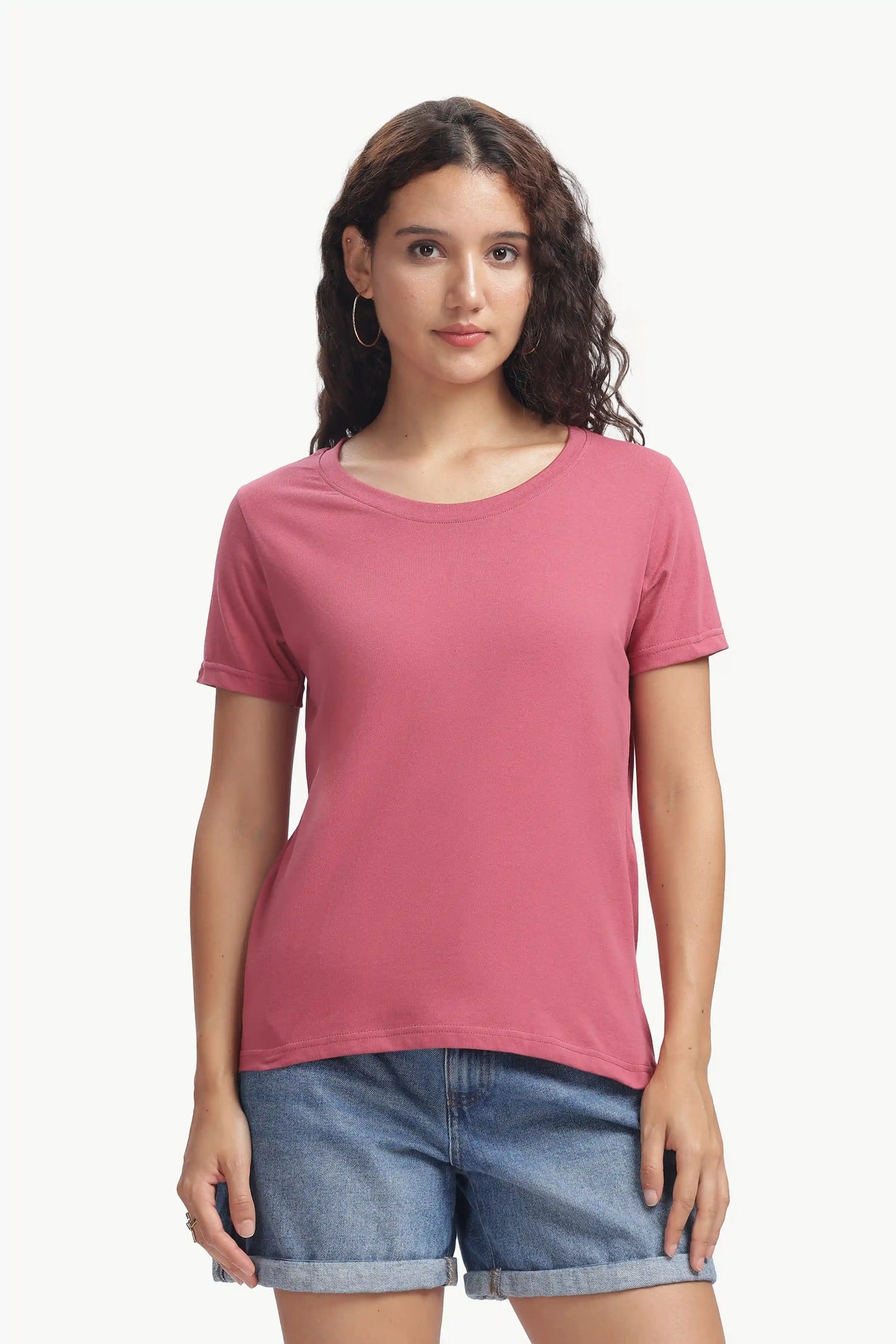 Women’s Everyday Regular Fit T-Shirt Onion Pink