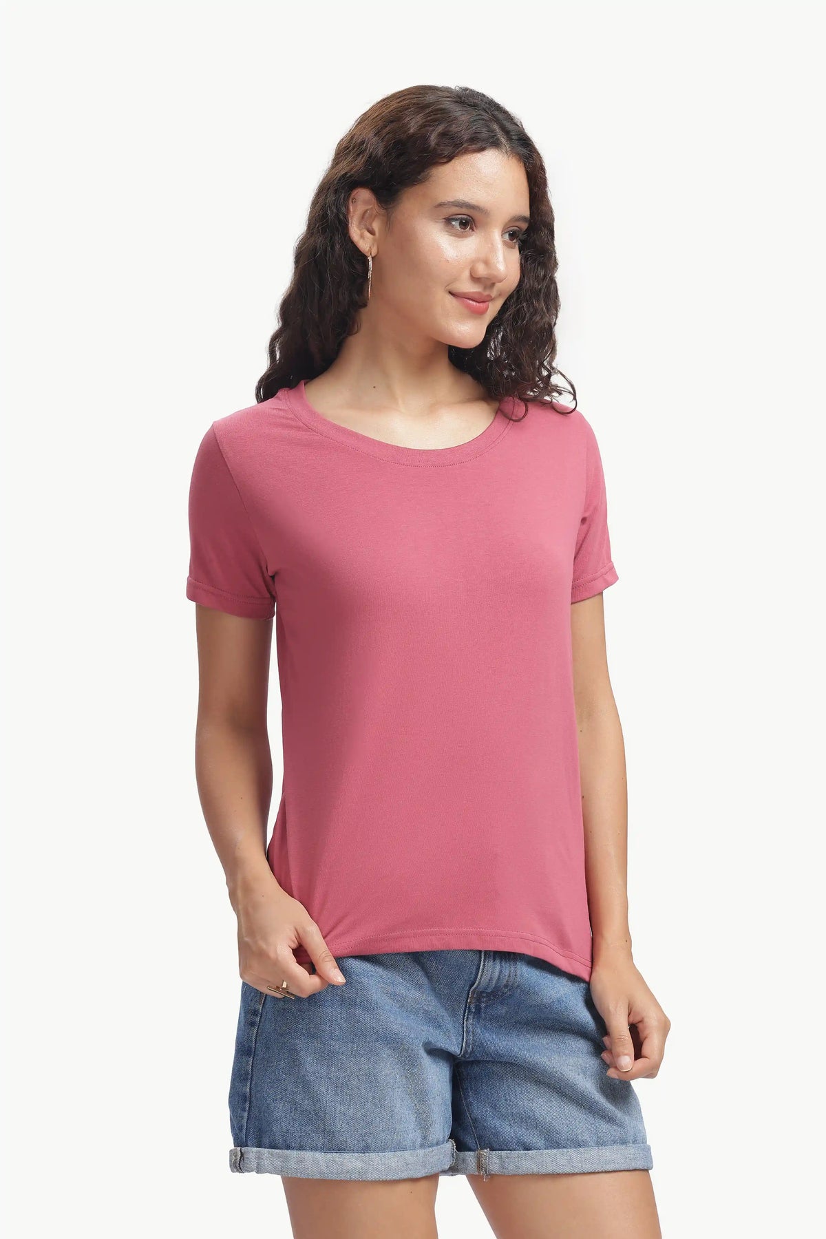 Women’s Everyday Regular Fit T-Shirt Onion Pink