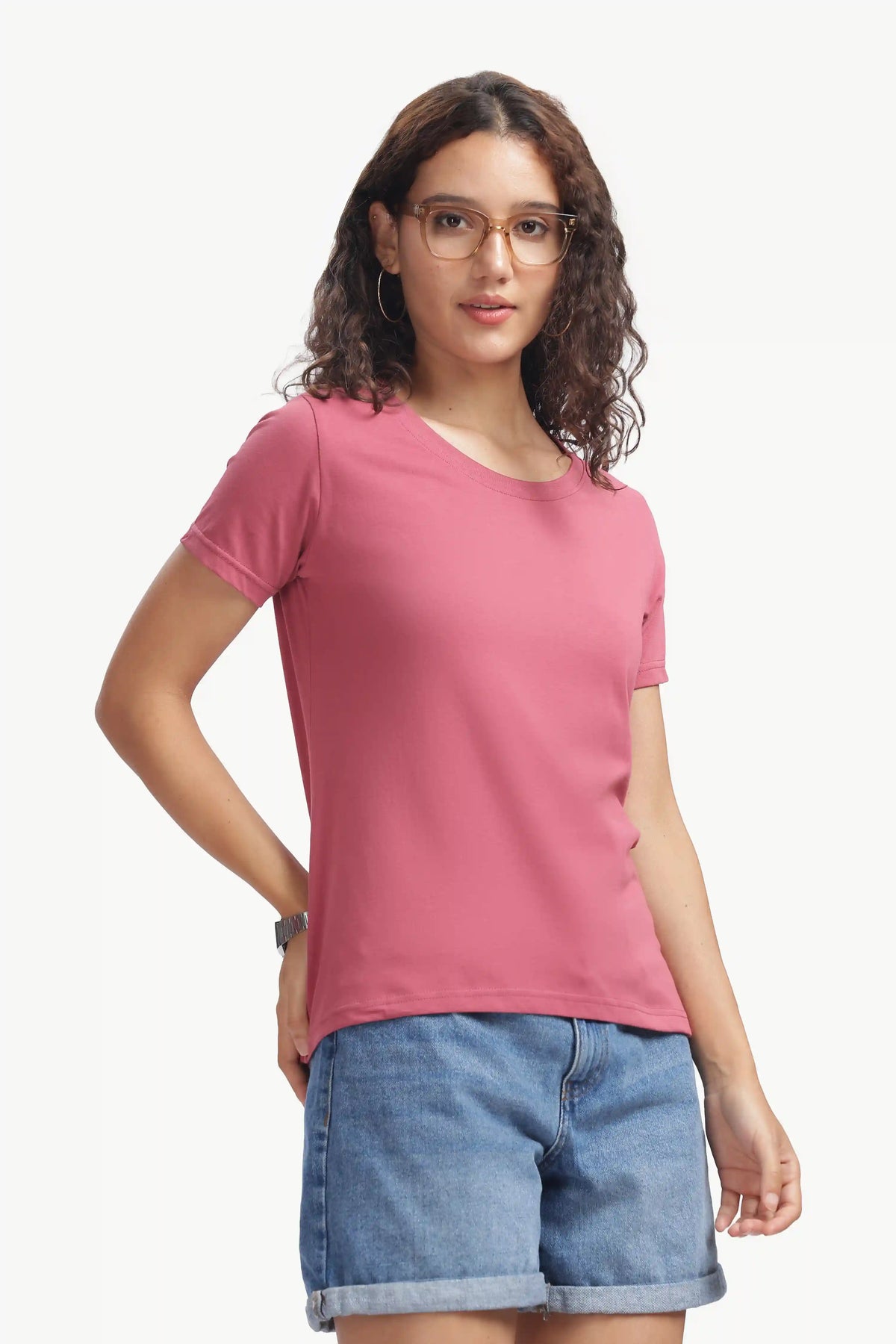Women’s Everyday Regular Fit T-Shirt Onion Pink