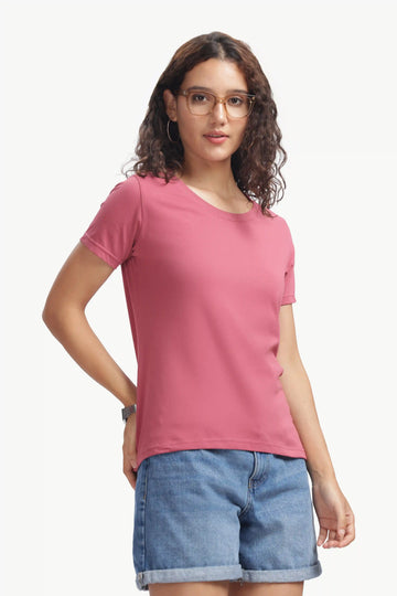 Women’s Everyday Regular Fit T-Shirt Onion Pink