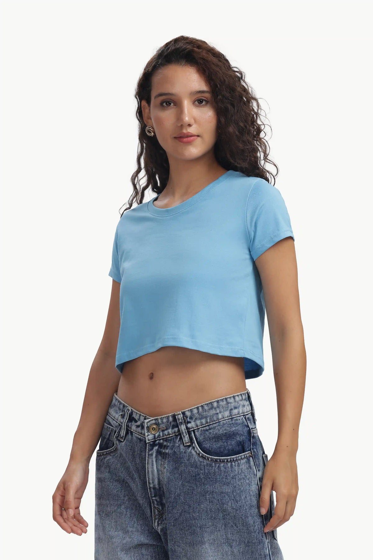 Crop Top Women’s Premium SKU BLUE