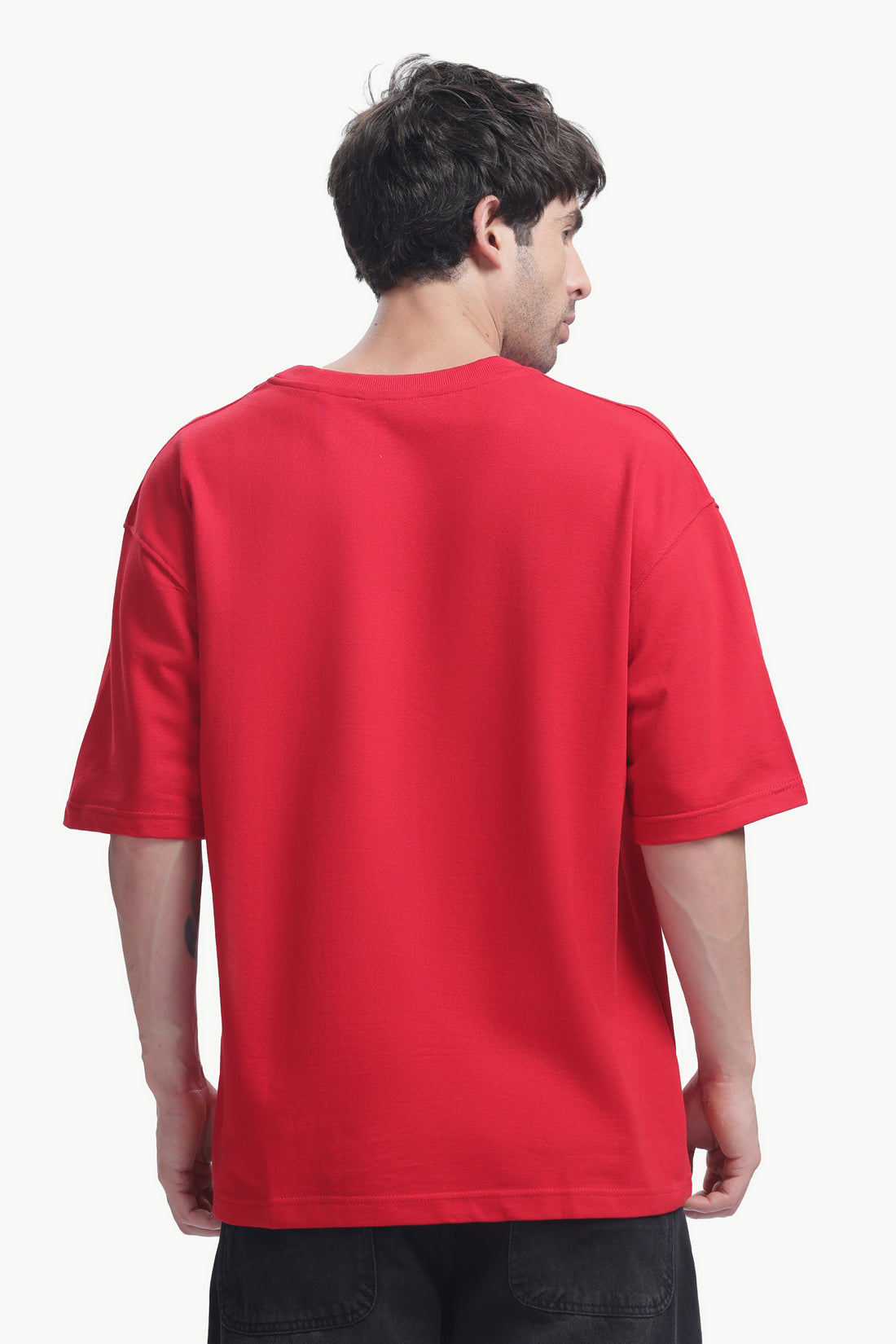 Oversized T-Shirt | 240 GSM Cotton | Red