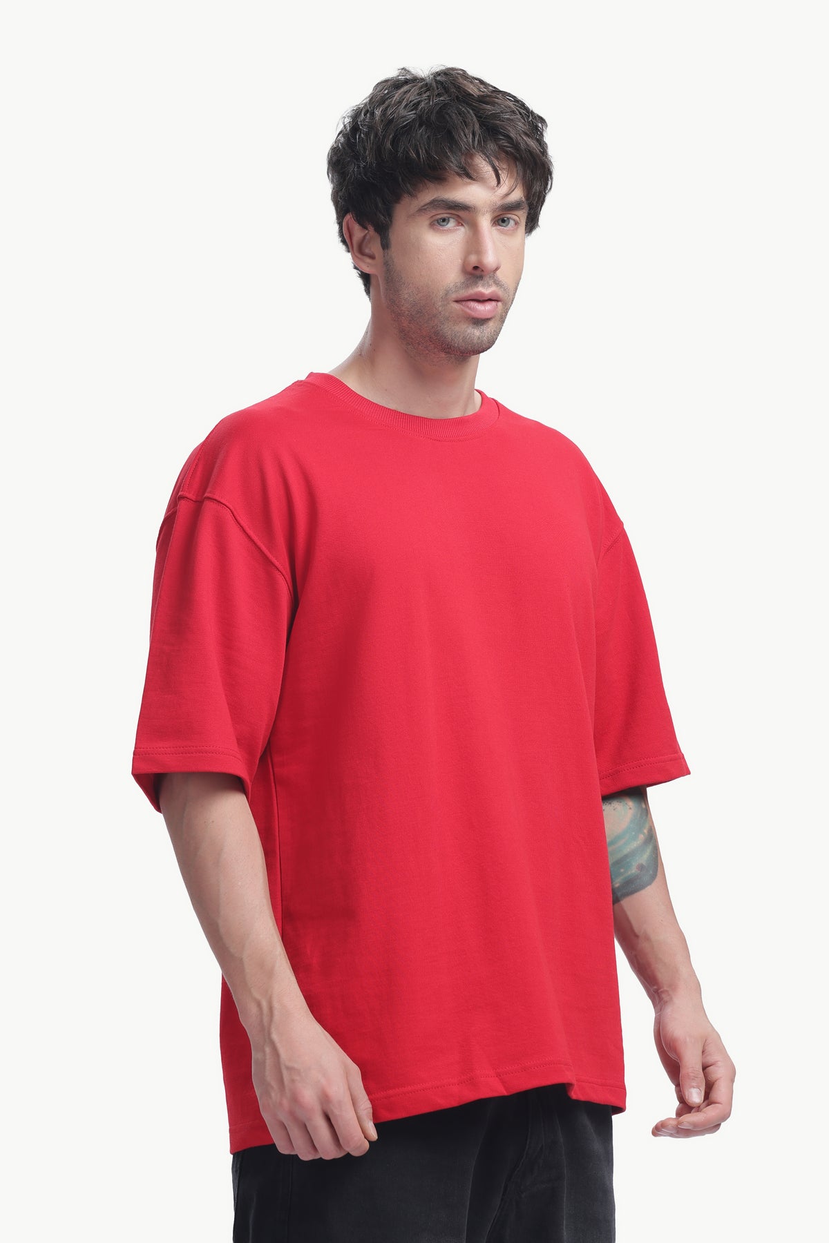Oversized T-Shirt | 240 GSM Cotton | Red