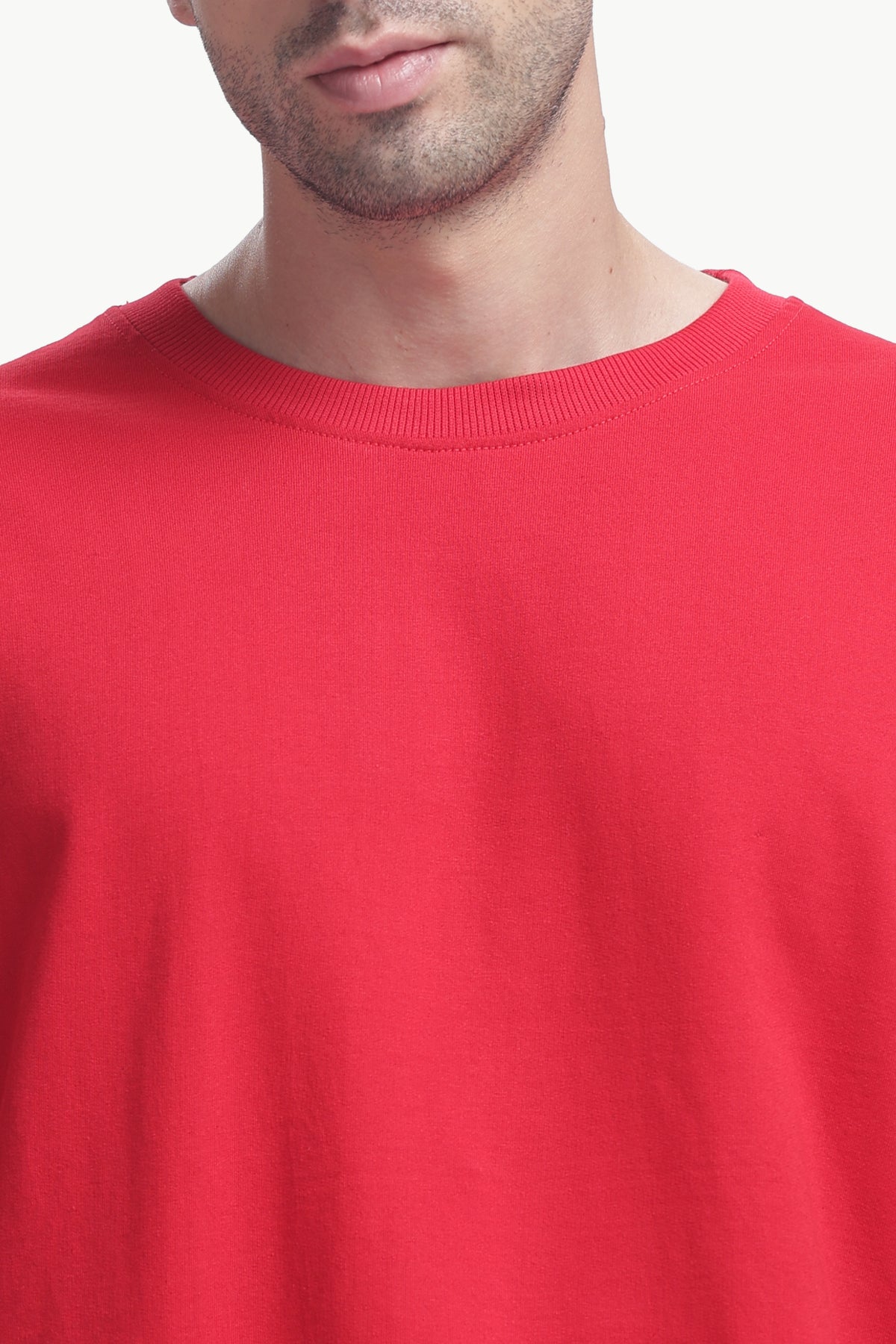 Oversized T-Shirt | 240 GSM Cotton | Red