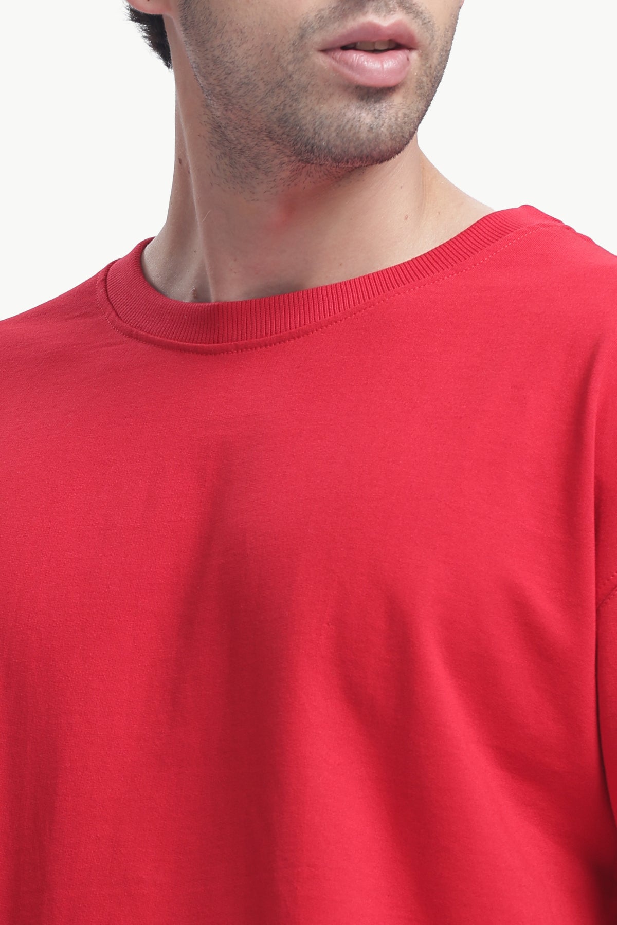 Oversized T-Shirt | 240 GSM Cotton | Red