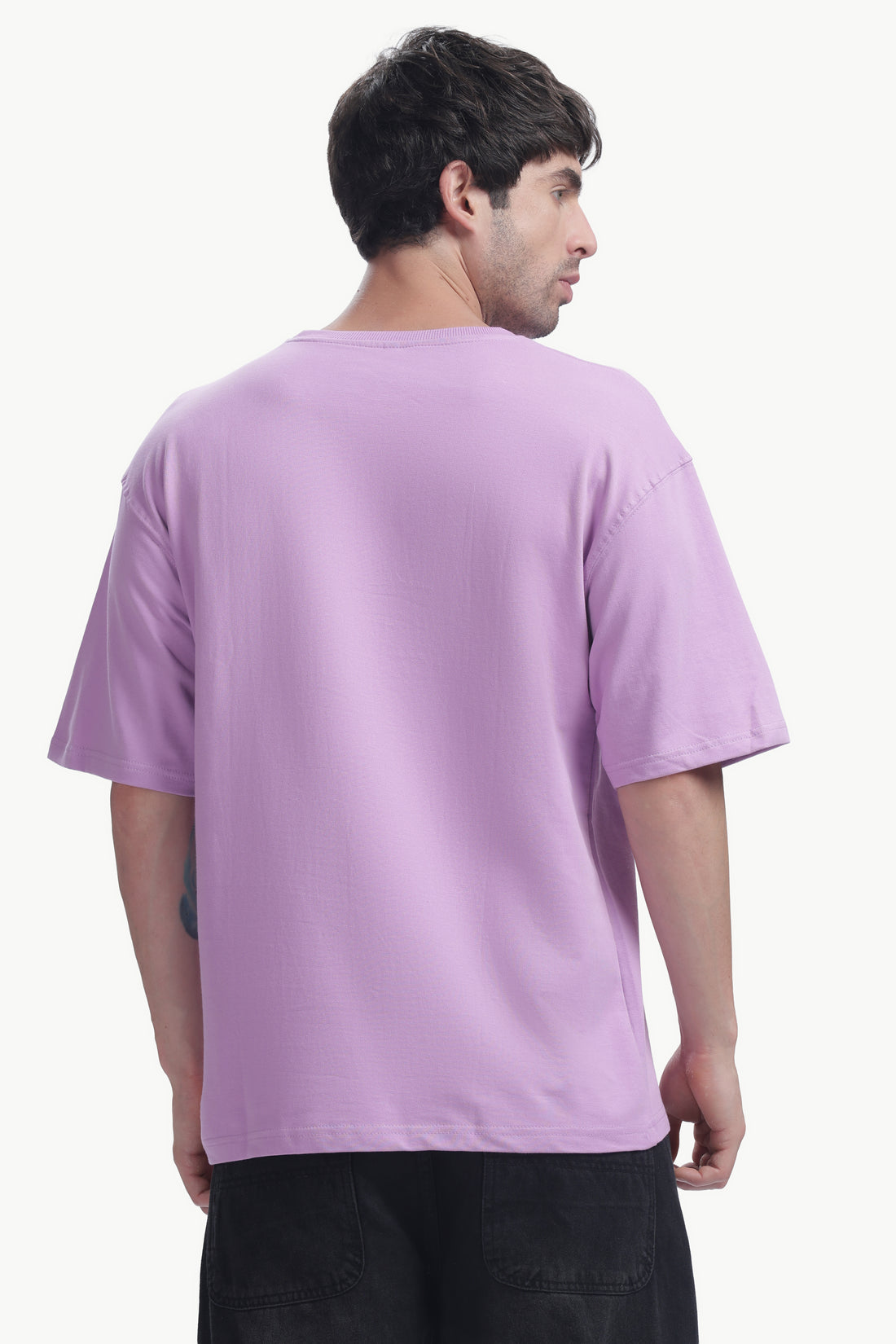 Oversized T-Shirt | 240 GSM Cotton(Lavander)