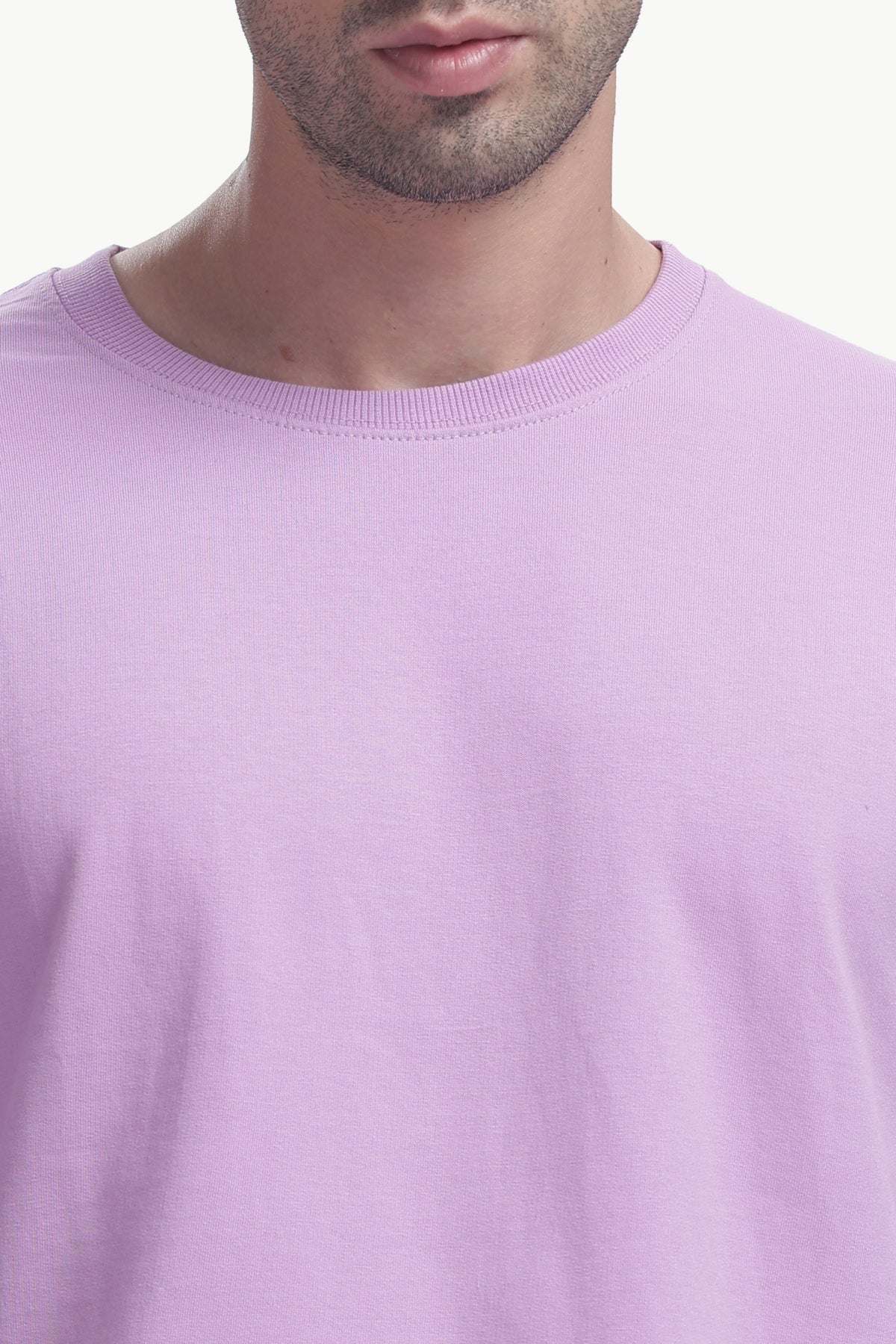 Oversized T-Shirt | 240 GSM Cotton(Lavander)