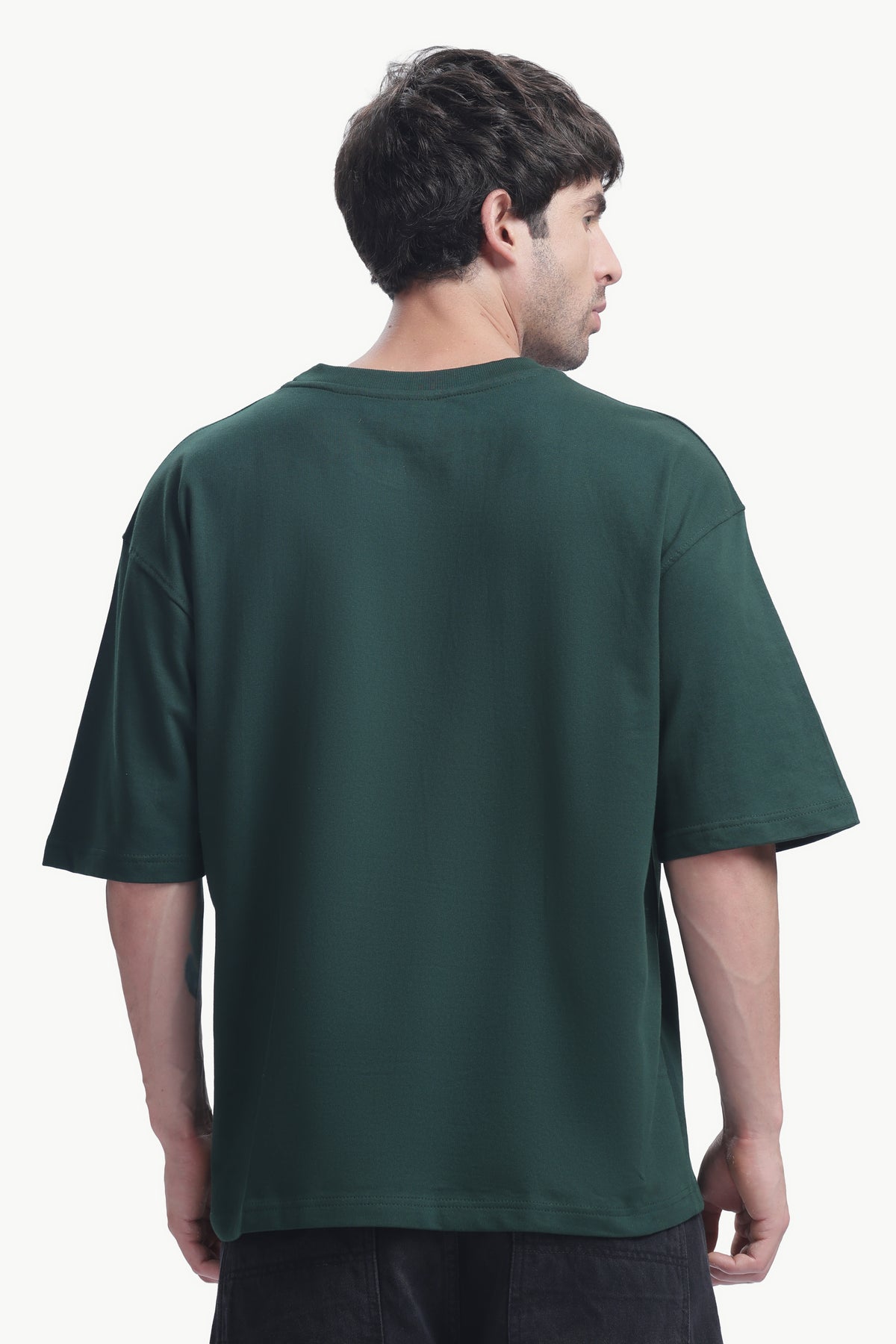 Oversized T-Shirt | 240 GSM Cotton | Bottle Green
