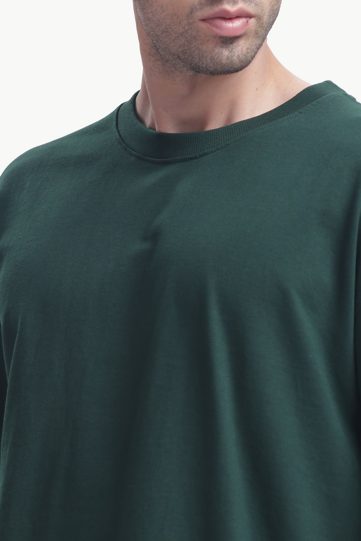Oversized T-Shirt | 240 GSM Cotton | Bottle Green