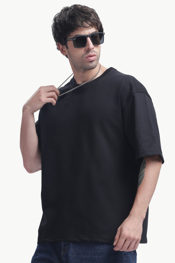 Oversized T-Shirt | 240 GSM Cotton | Black
