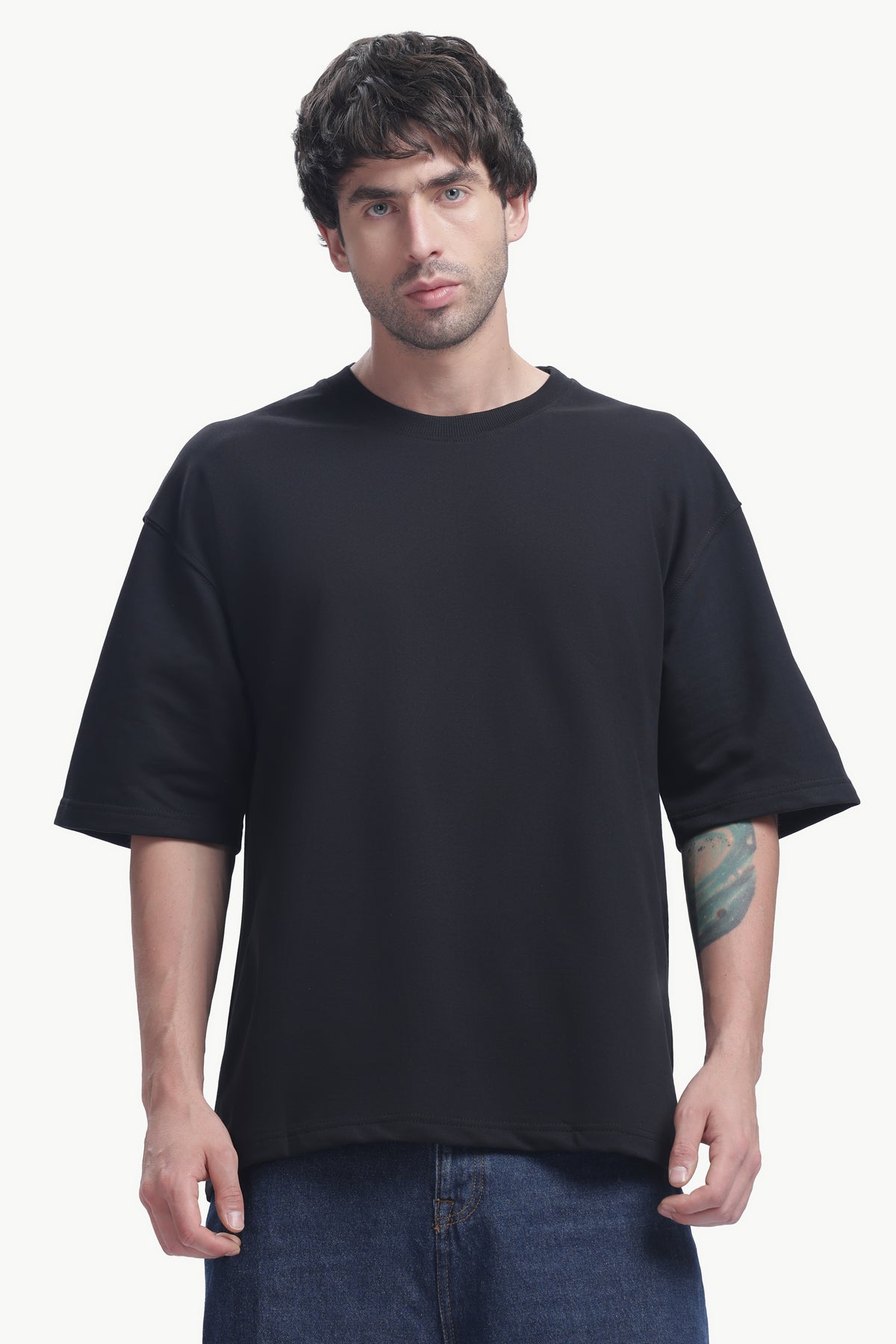 Oversized T-Shirt | 240 GSM Cotton | Black