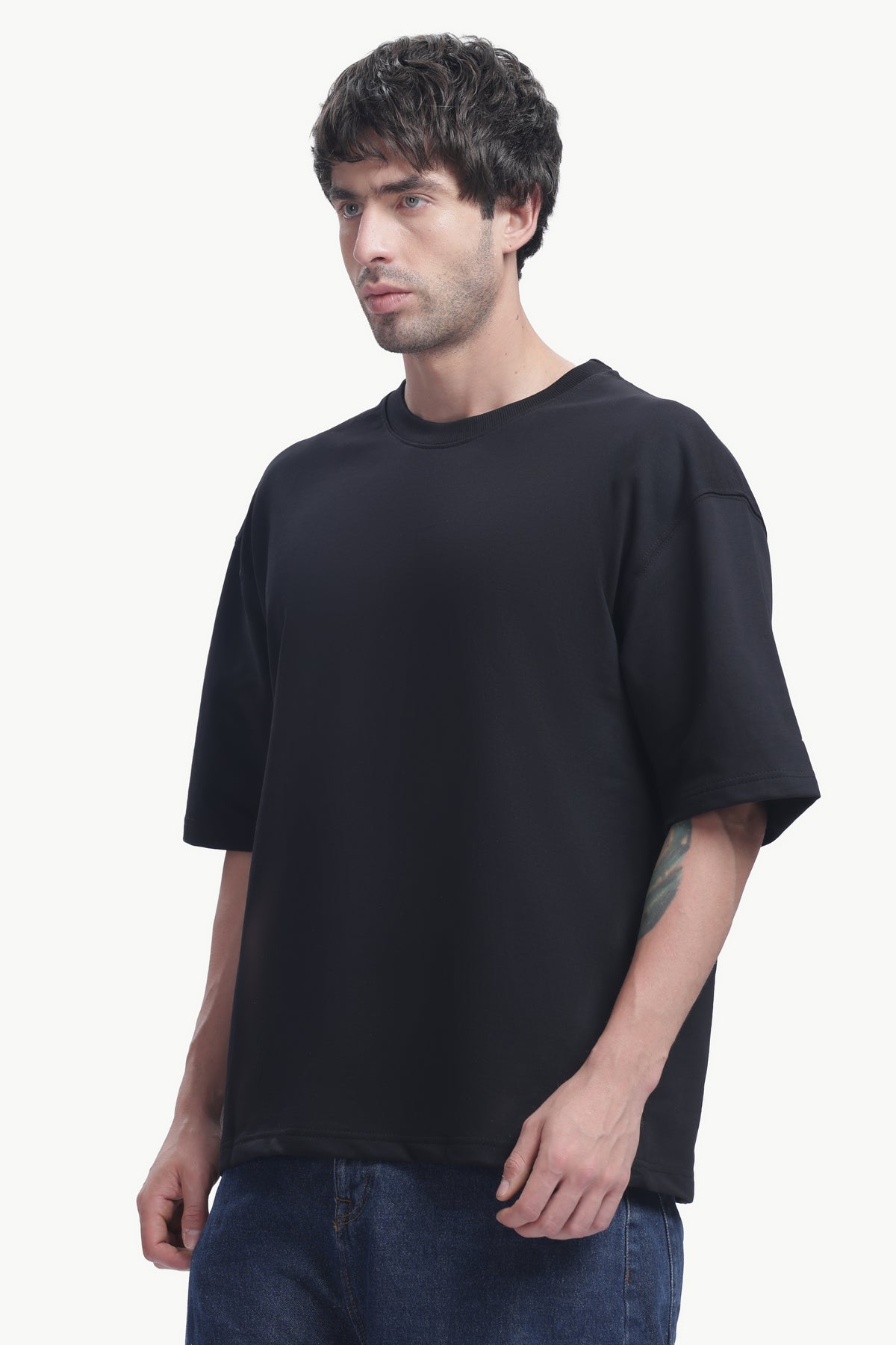 Oversized T-Shirt | 240 GSM Cotton | Black