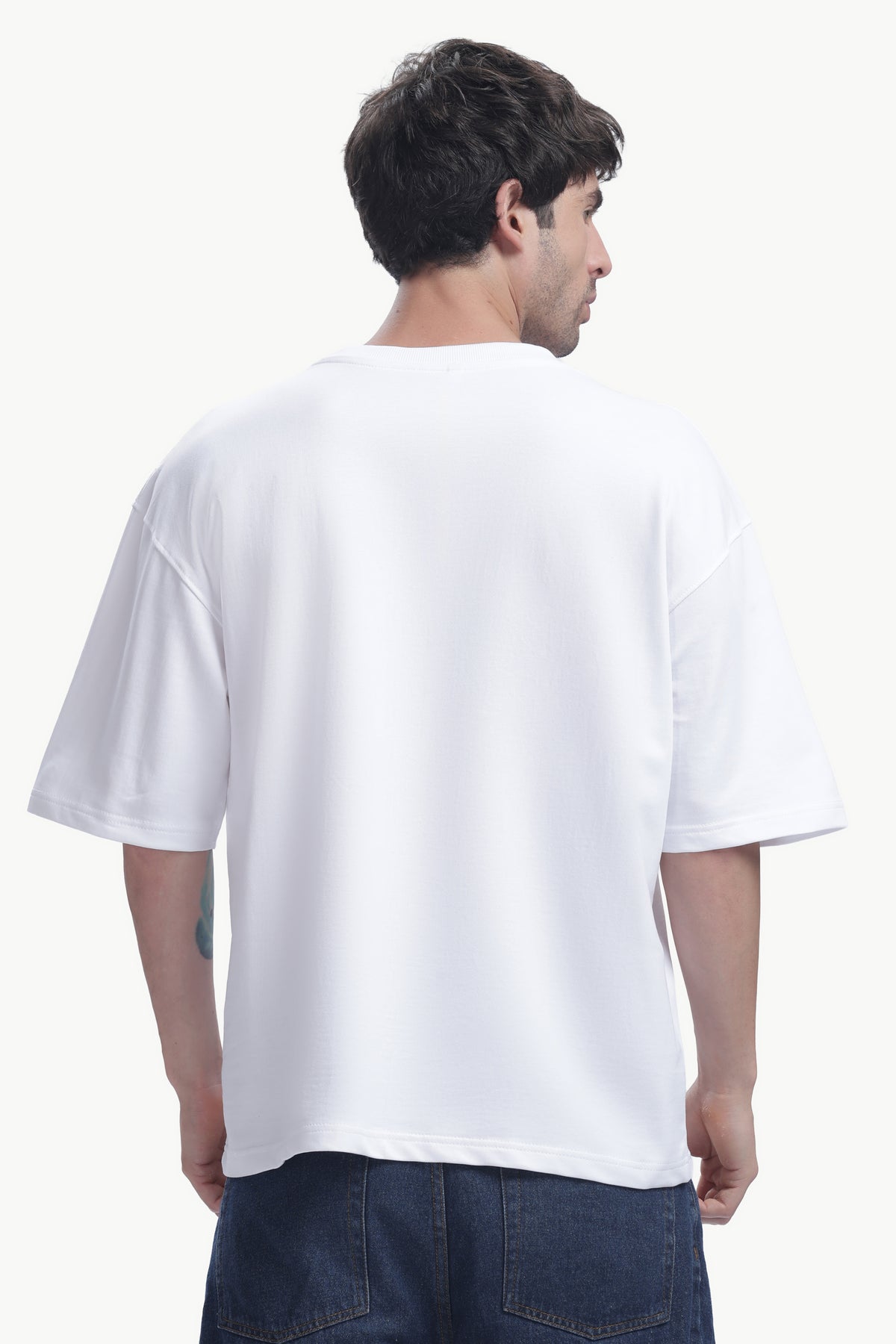 Oversized T-Shirt | 240 GSM Cotton | White