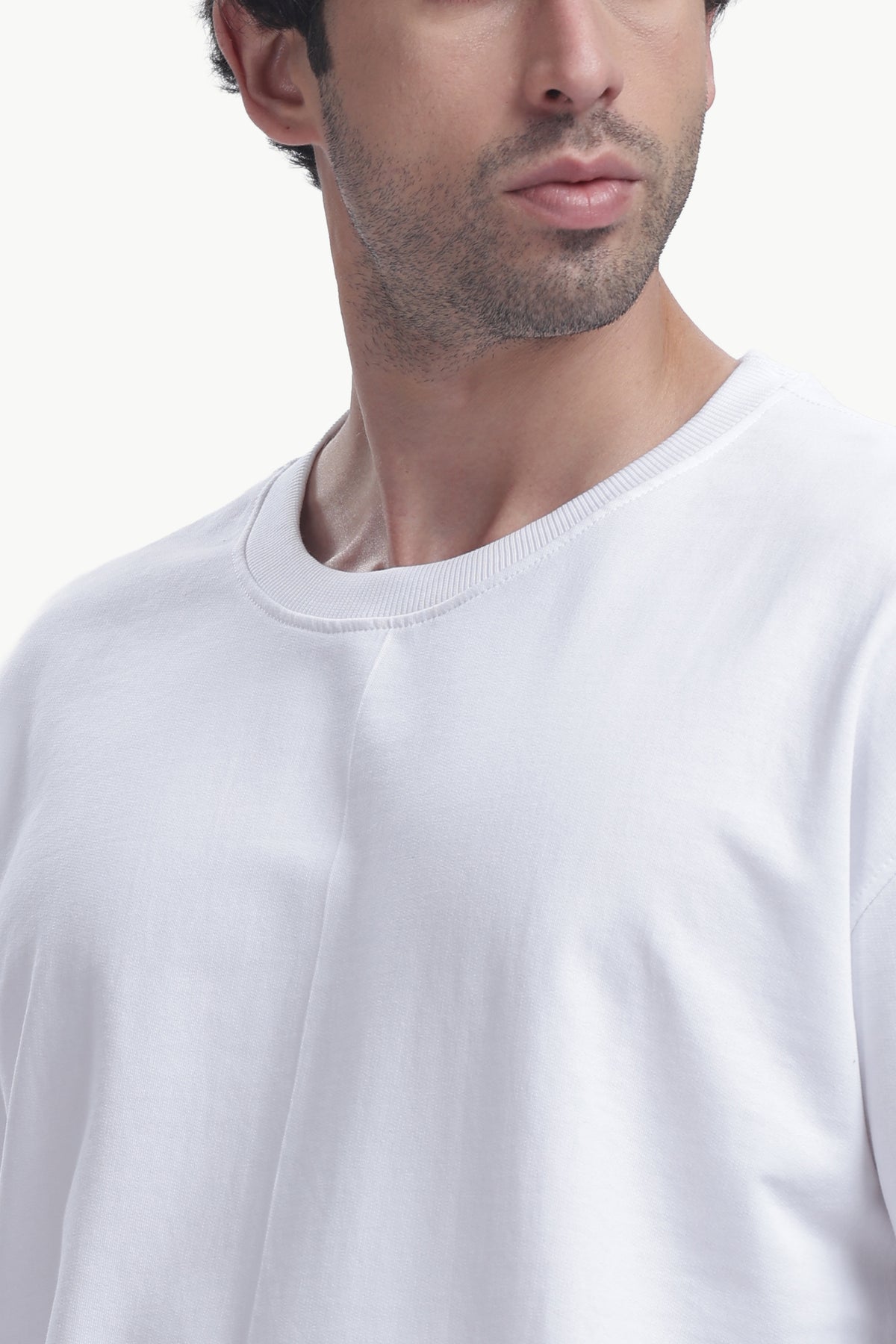 Oversized T-Shirt | 240 GSM Cotton | White