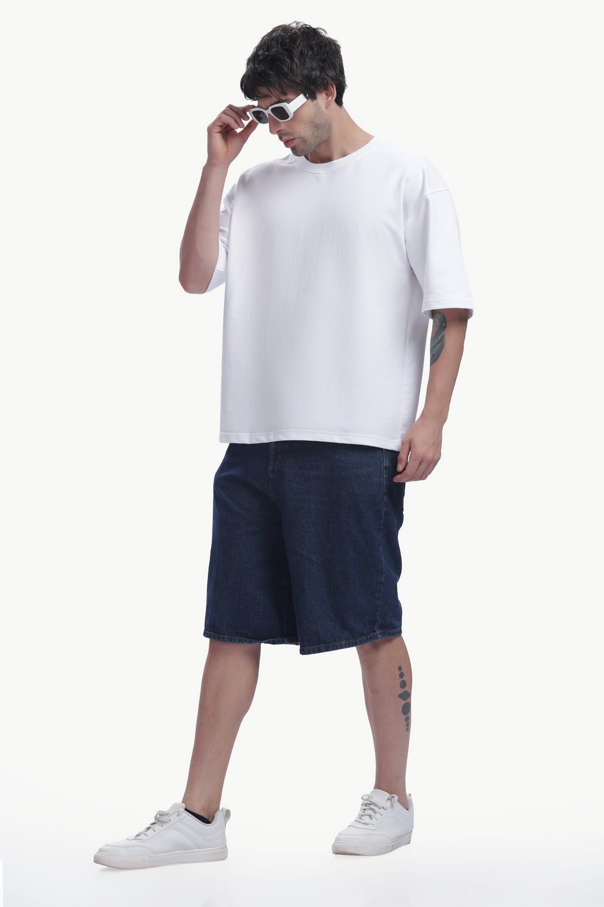 Oversized T-Shirt | 240 GSM Cotton | White