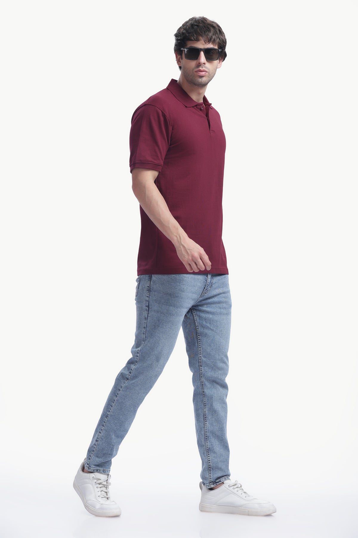 Premium Polo T-Shirt 220 GSM Cotton  Regular Fit  Polo Collar - MARRON