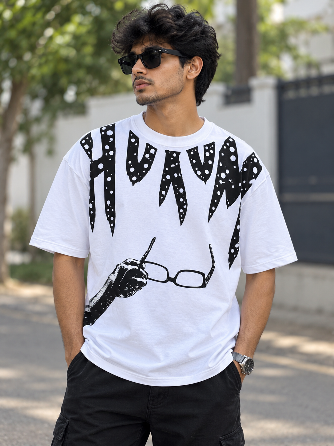 Jailer Hukum Oversized T-Shirt – White