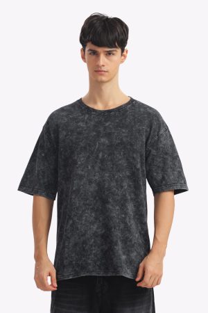 Acidwash Oversized Cotton T-shirt